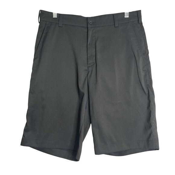 Nike Golf Shorts Mens 30 Black Tour Performance Dri Fit Flat Front‎ Pockets - Picture 1 of 10